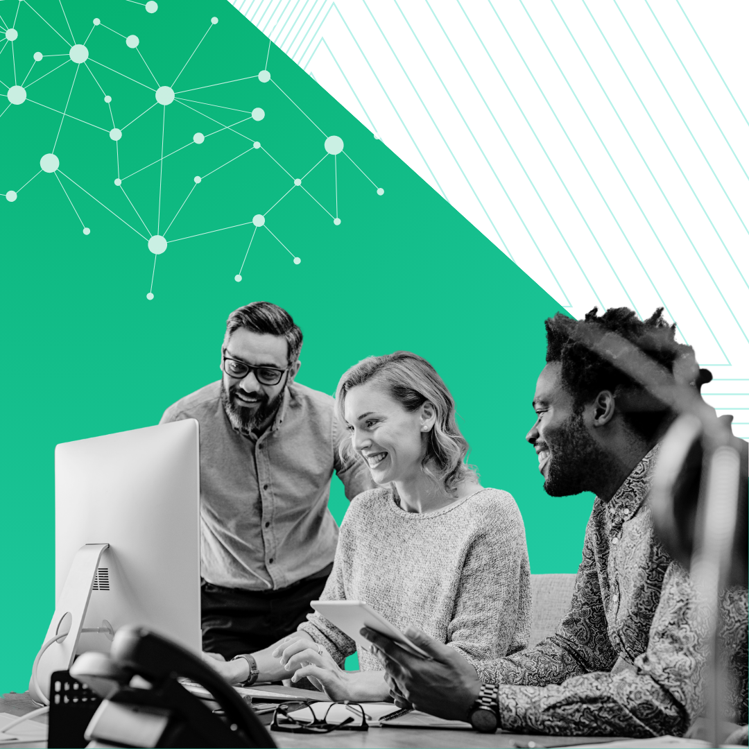 benefits to engagement 2_a team looking at a computer