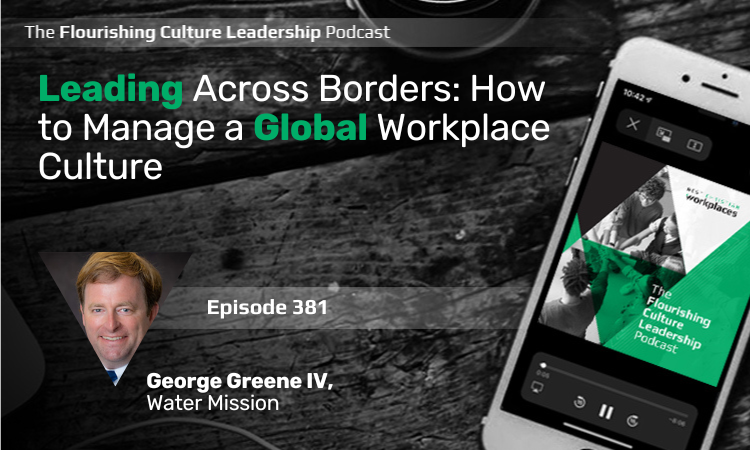 Tune in as George Greene IV, the president and CEO of Water Mission, shares insights on the vital role of clean water in society, his journey from employee feedback to healthy workplace culture