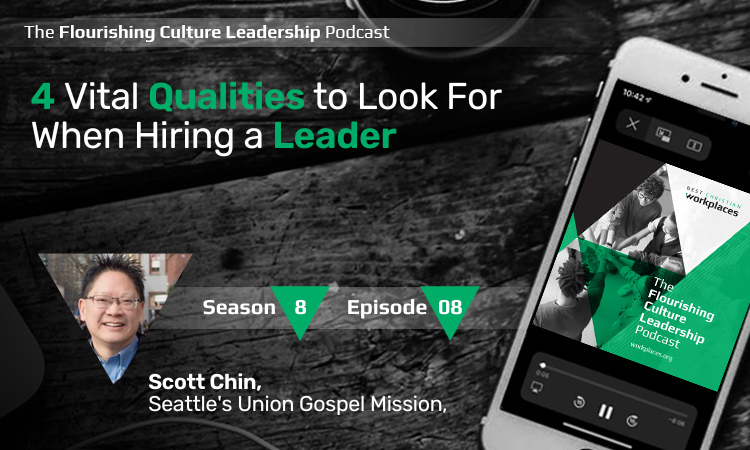 President of Seattle's Union Gospel Mission, Scott Chin, shares how he succeeded in taking on a new leadership role.
