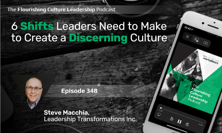 Steve Macchia shares about spiritual discernment and the shifts necessary to build a discerning culture. 